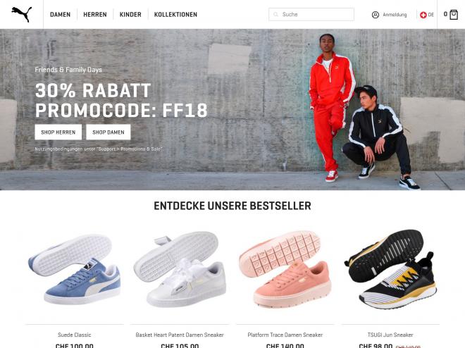 code promo puma aout 2018